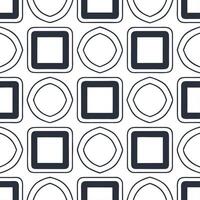 Clean Mid century modern frame seamless tile pattern with retro aesthetics and sleek lines concept as Retro mid century modern frames form seamless tile patterns with sleek lines enhanci vector