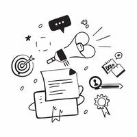 Clean Marketing illustration with copy space for business reports concept as A visually appealing marketing illustration with copy space designed to enhance business reports and presenta Set 3 vector