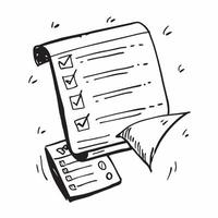 Clean Marketing checklist icon with copy space on white background concept as A illustration of a marketing checklist icon with ample copy space on a white background ideal for re vector