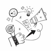 Clean Marketing icon with ample space for text and graphics concept as An iconographic marketing design offering ample space for both text and graphics perfect for illustrating comprehen vector