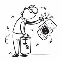 Clean Man with a mask and a crossed out mask icon representing health dos and donts with ample space for text concept as A man holding a mask and a crossed out mask icon symbolizing hea vector
