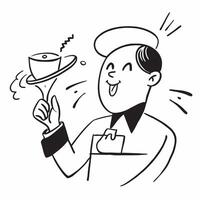 Clean Man with a cocktail shaker and a lime slice representing cocktail mixer advertisement with space for text concept as A man holding a cocktail shaker and a lime slice symbolizing c vector