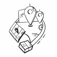 Clean Logistics symbol with copy space for print materials concept as A versatile logistics symbol with ample copy space suitable for print materials like brochures flyers and posters to vector