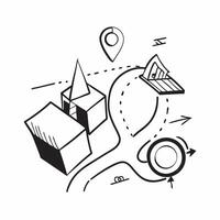 Clean Logistics symbol with copy space for educational materials concept as A sleek logistics symbol with ample copy space perfect for creating educational materials and resources that h vector