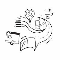 Clean Logistic symbol with copy space for blog headers concept as A sleek logistic symbol with ample copy space perfect for blog headers and articles to visually represent themes of supp vector
