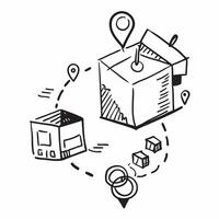 Clean Logistic icon with copy space for infographics concept as An infographic ready logistic icon with copy space designed to convey complex information and supply chain insights in a v vector