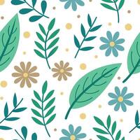 Clean Local wildlife and botanical elements seamless tile pattern with natural and vibrant colors concept as Natural and vibrant colors highlight local wildlife and botanical elements in vector