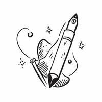 Clean Lipstick and lip brush icon with space for text and icons on a pink background concept as A versatile lipstick and lip brush icon featuring space for both text and icons on a clean vector