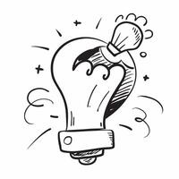 Clean Lightbulb icon with copy space on a gray background concept as A icon image of a lightbulb icon with generous copy space on a gray background ideal for showcasing ideas and innov Set 2 vector