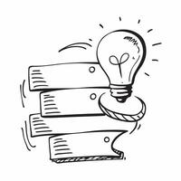 Clean Lightbulb icon with copy space for infographics concept as An infographic ready lightbulb icon with copy space designed to convey complex educational concepts and knowledge insight vector