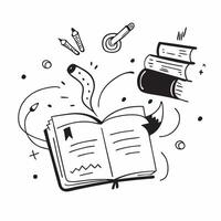 Clean Learning illustration with space for text and graphics concept as An illustrative learning design featuring ample space for both text and graphics perfect for illustrating educatio vector