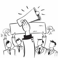 Clean Leadership illustration with blank area for customizable text concept as A creative depiction of a leadership illustration featuring a blank area for customizable text ideal for pr vector
