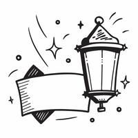 Clean Lanterns and market sign symbol with space for text on a colorful background concept as A sleek lanterns and market sign symbol with ample space for text on a colorful background s vector