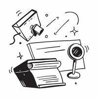 Clean Laptop and projector icon with ample space for text and graphics concept as An iconographic laptop and projector design offering ample space for both text and graphics perfect for vector