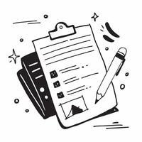 Clean Job application and magnifying glass icon with space for text and icons on a clean background concept as A versatile job application and magnifying glass icon featuring space for b Set 2 vector
