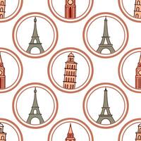 Clean Illustrate a seamless pattern featuring retro polka dots in vibrant primary colors for a playful mid century modern theme concept as Design a repeating pattern with bold polka dot Set 9 vector