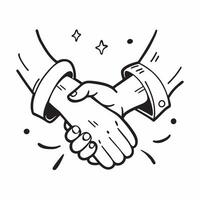 Clean Hugs and Handshake concept as Hugs with a handshake symbol and ample copy space representing trust and connection in a hug in Photo Stock Concept vector