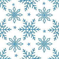Clean Icy blue frost seamless tile pattern with shimmering snowflakes and crystal accents concept as Shimmering snowflakes and crystal accents create an icy blue frost seamless tile patt vector