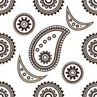 Clean Illustrate a seamless pattern featuring retro polka dots in vibrant primary colors for a playful mid century modern theme concept as Design a repeating pattern with bold polka dot vector