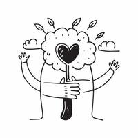 Clean Hugging Silhouettes and Raindrops concept as Hugging silhouettes with raindrops and ample copy space symbolizing emotional depth and connection in a hug in Photo Stock Concept vector