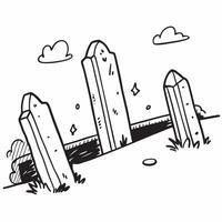 Clean High fence and a short fence symbolizing high and low security with ample space for text concept as A high fence and a short fence representing high and low security with room for vector