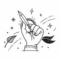 Clean Hand holding a cut leaf with a wind farm in the background concept as A hand holding a cut leaf with a wind farm in the background symbolizing renewable energy and corporate social Set 2 vector