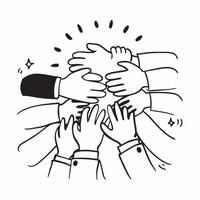 Clean Group Hug and Sunshine concept as A group hug with sunshine and ample copy space symbolizing warmth and positivity in a hug in Photo Stock Concept vector