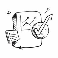 Clean Graph icon with copy space on a minimalist background concept as A icon image of a graph icon with generous copy space on a minimalist background ideal for business growth and pe vector