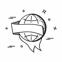 Clean Globe icon with copy space on a tech themed background concept as A image of a globe icon with generous copy space on a tech themed background ideal for global business and vector