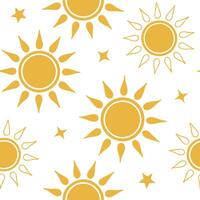 Clean Golden glow of spring sunshine seamless tile pattern with soft highlights and radiant warmth concept as A golden glow of spring sunshine with soft highlights creates a radiant warm vector