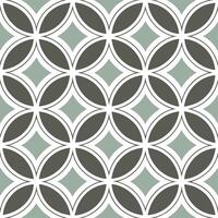 Clean Geometric vintage seamless tile pattern with muted color palette for modern retro walls concept as Stylish geometric shapes arranged in seamless tile pattern perfect for modern ret vector