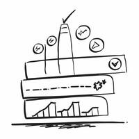 Clean Gap analysis icon with copy space for infographics concept as An infographic ready gap analysis icon with copy space designed to convey complex information and business insights in vector