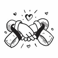 Clean Friendship Bracelet and Heart concept as A friendship bracelet with a heart symbol and ample copy space representing the strong bonds and affection of friendship in Photo Stock Co vector
