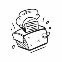 Clean Food delivery icon with copy space on white background concept as A illustration of a food delivery icon with ample copy space on a white background perfect for food and ser vector