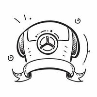 Clean Flat design as Steering wheel icon with copy space on a white background concept as A image of a steering wheel icon with generous copy space on a white background ideal for Set 4 vector