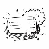 Clean Flat design as Speech bubble icon with copy space on a blue background concept as A image of a speech bubble icon with ample copy space on a blue background perfect for busi vector
