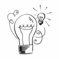 Clean Flat design as Lightbulb icon with copy space on a gray background concept as A image of a lightbulb icon with generous copy space on a gray background ideal for showcasing Set 4 vector