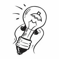 Clean Flat design as Lightbulb icon with copy space on a gray background concept as A image of a lightbulb icon with generous copy space on a gray background ideal for showcasing Set 3 vector