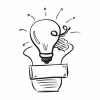 Clean Flat design as Lightbulb icon with copy space on a gray background concept as A image of a lightbulb icon with generous copy space on a gray background ideal for showcasing vector
