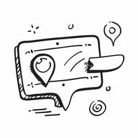 Clean Flat design as GPS icon with copy space on a white background concept as A icon image of a GPS icon with ample copy space on a white background perfect for navigation and driver Set 4 vector