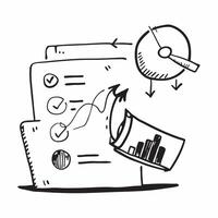 Clean Flat design as Doodle line icon of a suitcase concept as A doodle line icon of a suitcase representing travel business trips and professional journeys ideal for business travel the vector