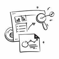 Clean Flat design as Doodle line icon of a suitcase concept as A doodle line icon of a suitcase representing travel business trips and professional journeys ideal for business travel the Set 2 vector