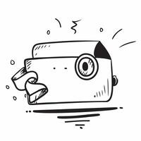 Clean Flat design as Camera icon with copy space on a white background concept as A icon image of a camera icon with generous copy space on a white background ideal for travel and phot Set 4 vector