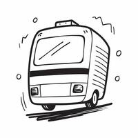 Clean Flat design as Bus icon with copy space on a white background concept as A icon image of a bus icon with generous copy space on a white background ideal for travel and public tra Set 2 vector