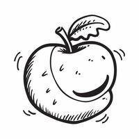 Clean Flat design as Apple icon with copy space on a white background concept as A icon image of an apple icon with generous copy space on a white background ideal for promoting health Set 7 vector