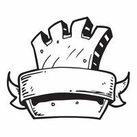 Clean Factory symbol with blank area for personalized messages concept as A customizable factory symbol featuring a blank area for adding personalized messages making it suitable for a v vector