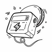 Clean EV car dashboard and a charging symbol symbolizing technology and readiness with ample space for text concept as An EV car dashboard showing a charging symbol representing the rea vector