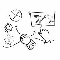 Clean ERP icon and analytics symbol with copy space for system ads concept as A visually appealing ERP icon and analytics symbol with copy space designed to enhance system advertisements vector