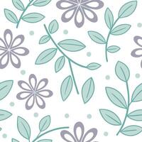 Clean Elegant spring pastels seamless pattern with lavender and mint for tranquil home interiors concept as Soft lavender and mint tones arranged seamlessly for a tranquil spring pastel vector