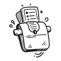 Clean Doodle line icon of a suitcase concept as A doodle line icon of a suitcase representing travel business trips and professional journeys ideal for business travel themed visuals in vector